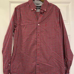 Nautica Mens Plaid Button Up